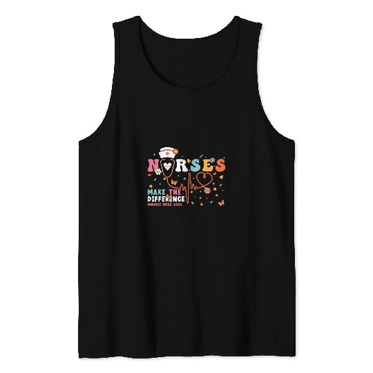 nurses Week 2024  nursess Make The Difference Tank Tops