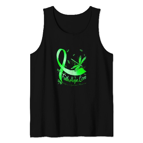Faith Hope Love Manic Depression Awareness Dragonfly Tank Tops