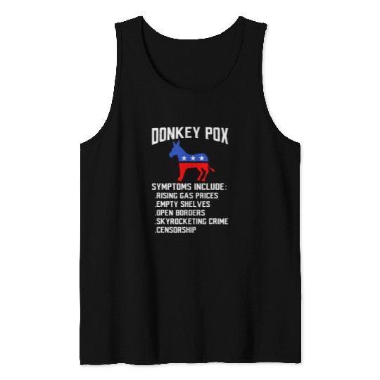Donkey Pox The Disease Destroying America Funny Donkeypox 210 Tank Tops