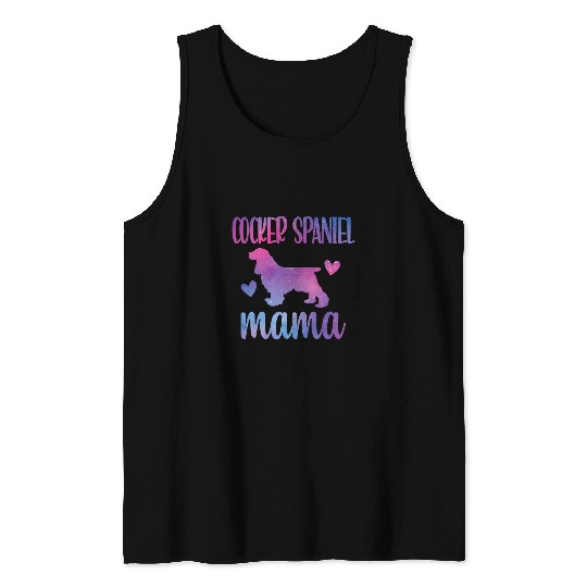 Dog Cocker Spaniel Mama Cocker Spaniel Owner Cocker Spaniel Mom Tank Tops