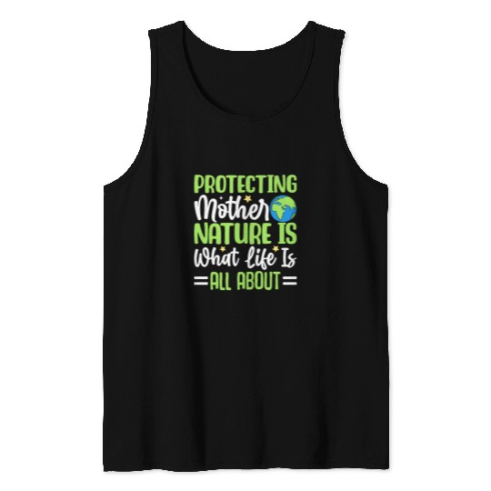 Sustainable Food Producer Earth Day Meme Quote Tank Tops