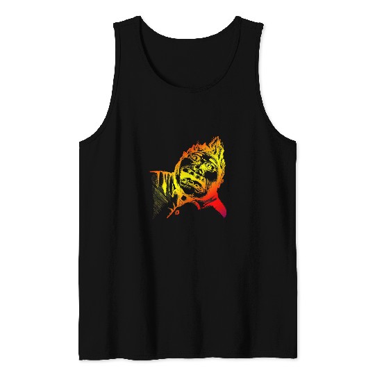 Priest Hell Demon Horror Gothic Tank Tops