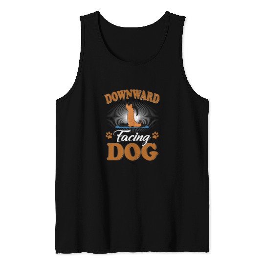 Namaste Yoga Downward Facing Dog Belgian Malinois Yoga Poses Meditation Meditation Tank Tops