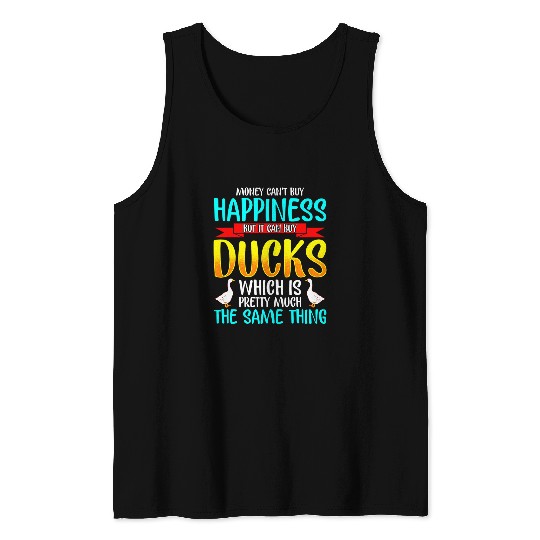 Ducks Are The bests Funny Duckling Farm Animal Love Poultry Tank Tops