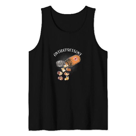 antis Depressant Funny Guinea Pig Owner Lover Tank Tops
