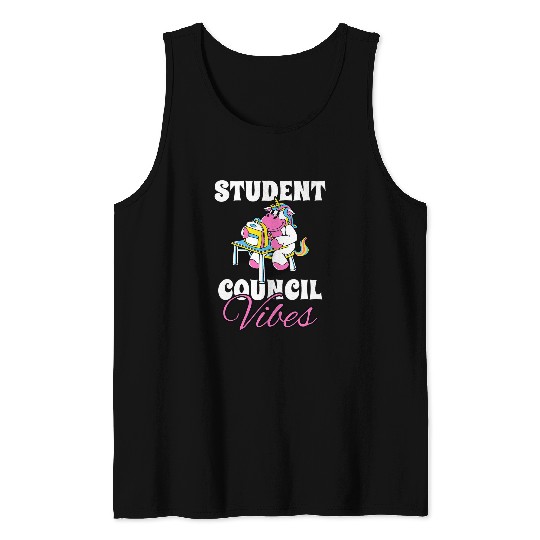 Student Council Vibes 11 Tank Tops