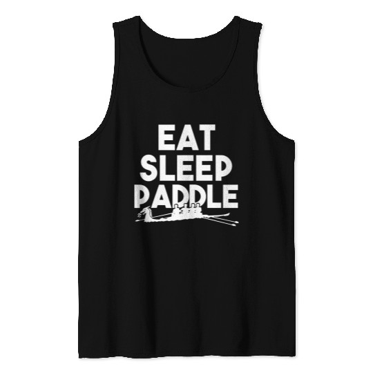 Eat Sleep Paddle Tank Tops