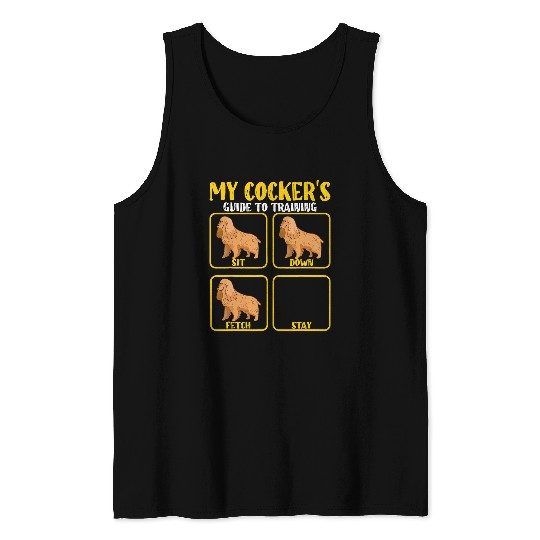 Dog Cocker Spaniel English american cocker spaniel dog tricks training guide Tank Tops