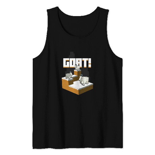 Goats Lover Minecraft Goats Mountaintop Tank Tops