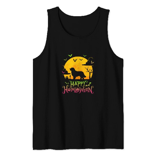 Bernese Mountain Dog Happy Halloween Costume Dog Boo Dogs Tank Tops