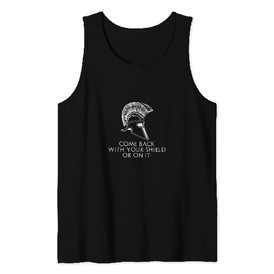 Classical Greek History Laconic Ancient Sparta Quote Tank Tops