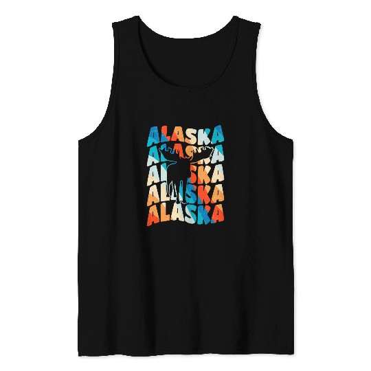 Alaska Souvenir Tourist Vacation Alaskan Territory Men Women 2 Tank Tops