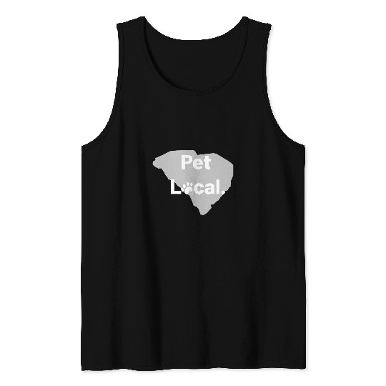 Pet Local South Carolina Dog Lover Pet Adoption Tank Tops