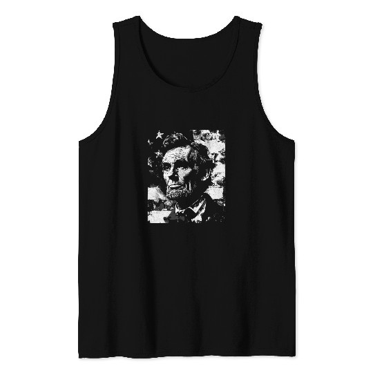 Abraham Lincoln History Teacher President 4th Of July Tank Tops