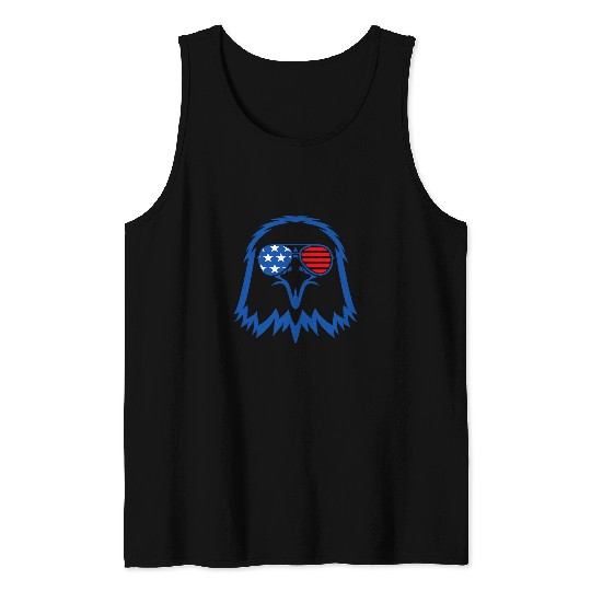 american flag eagle  for men american eagle women tee Tank Tops