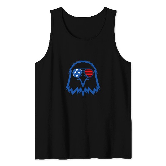 american flag eagle  for men american eagle women tee Tank Tops