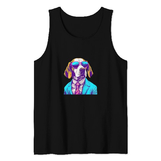 Beagle Dog vintages Style 6 Tank Tops