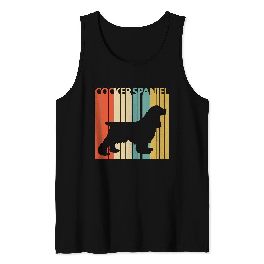 Dog Cocker Spaniel Dog Tank Tops