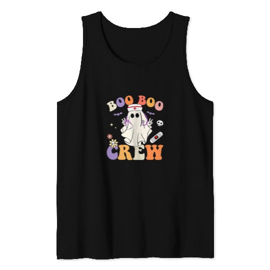 Boo Boo Crew nurses s Halloween nurses s Cute ghosts Tank Tops