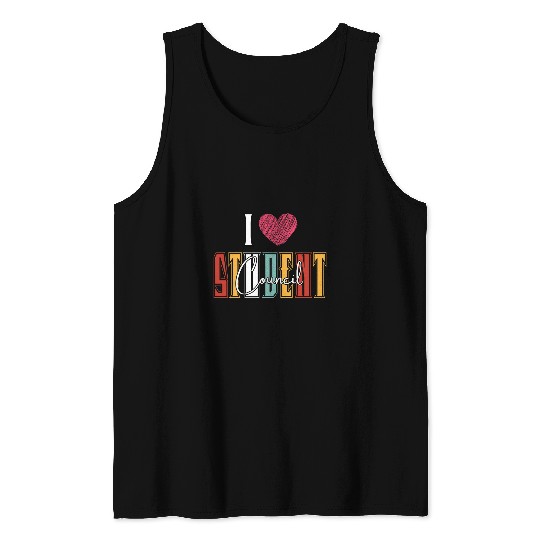I Love Student Council for Teacher and Student Council Vibes Tank Tops