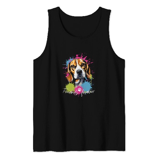 Beagle Dog Lovers Design Tank Tops