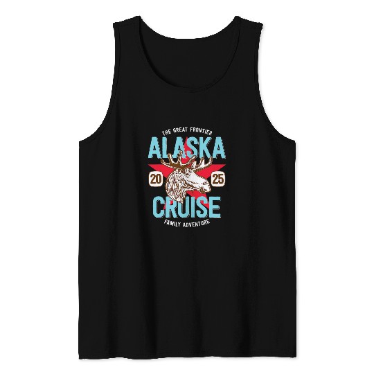 Alaskan Moose Matching Family Group Alaska Cruise 2025 Tank Tops