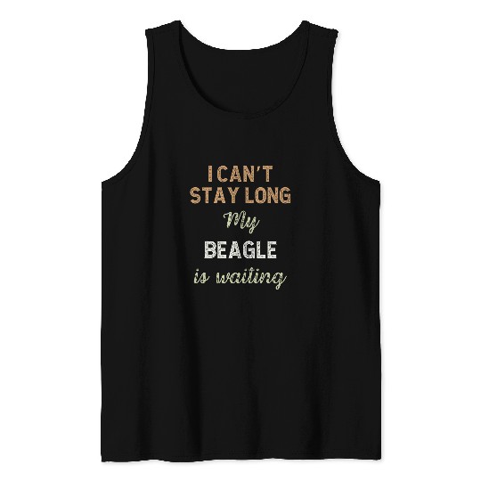Cute Beagle Dog Breed Owner Love Puppy Tank Tops