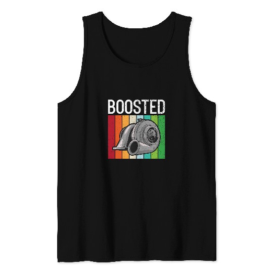 Boosted Turbo Tuner Mechanic 21 Tank Tops