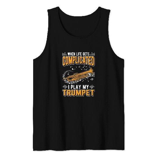 Funny Trumpet Trumpeter Trumpet Player 1 Tank Tops