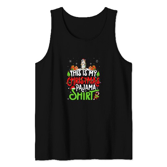 Guinea Pig Christmas Pajama  2Guinea Pig Lover Tank Tops