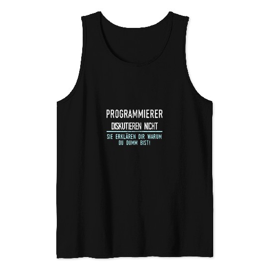 Programmer gift for work colleagues at work and work Tank Tops