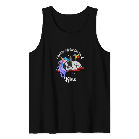 Boston Terrier Pet Pony Unicorns Boston Terrier I Didnt Fart My Butt Blew You A kisss Ponies Tank Tops
