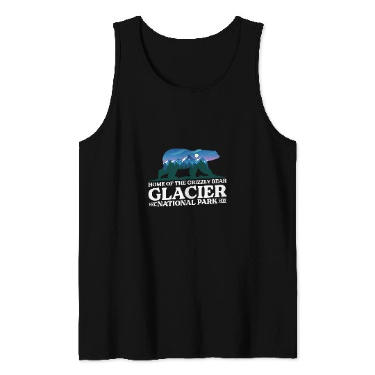 Hiking Hiker Glacier National Park Hiking And Outdoor Enthusiasts Hike Tank Tops