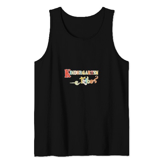 Kindergarten Tribe Teacher Student Funny Kids Kindergarten Tank Tops