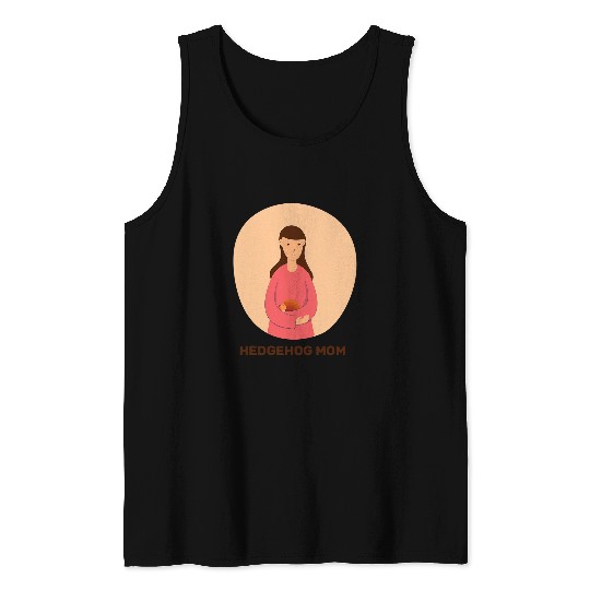 Hedgehog Mom Guinea Pig Shrews Tank Tops