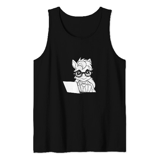 Programmer Horse Coding Programming Software Engineer Coder Tank Tops