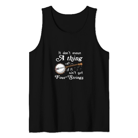 Funny Banjo Gifts For Bluegrass Lovers Banjo Men Women Mandolin Kentucky 2 9 Tank Tops