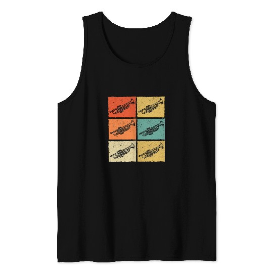 Funny Trumpet Trumpeter Instrument Trumpet 10 Tank Tops