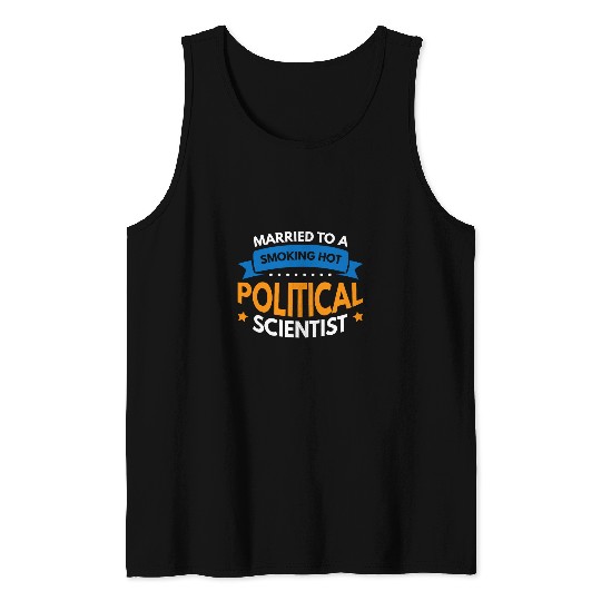 Funny Political Scientist Political Science Pol Sci  4 Tank Tops