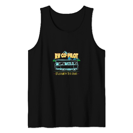 rv copilot camper vacation road trip navigator 4 Tank Tops