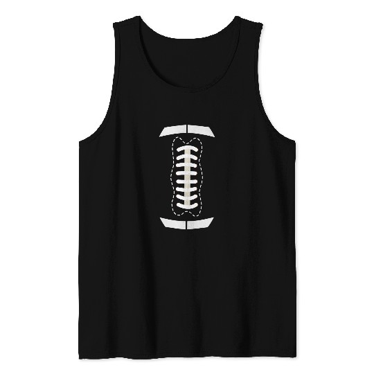 Sport American Football Ball Lace Costume Thanksgiving Women Men Tank Tops