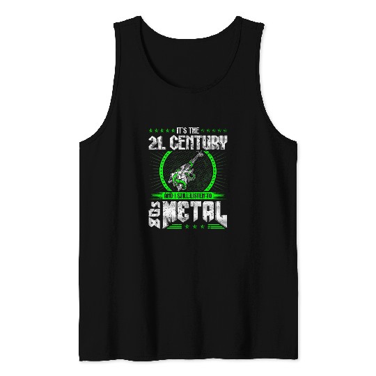 I Still Listen To 80s Heavy Metal Guitar Music Metalhead Tank Tops