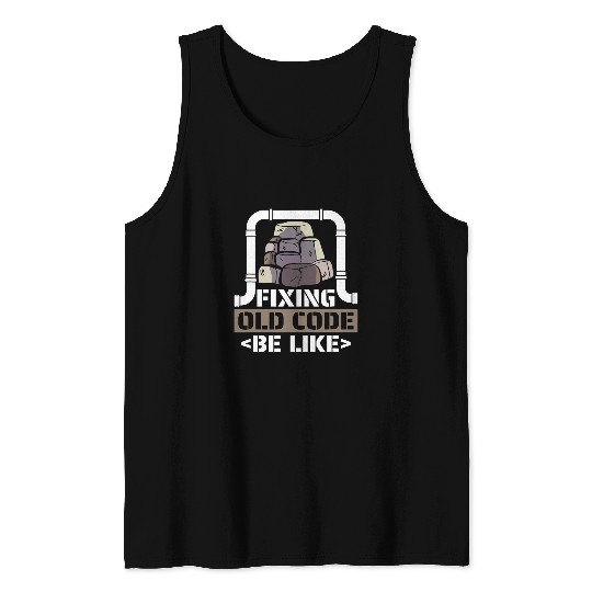 Programmer Software Engineer Programming Coder Funny Coding Tank Tops