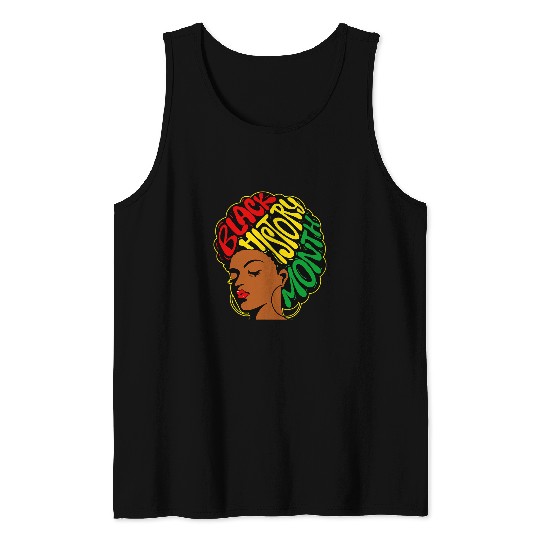 Black History Month MLK Day African Roots Civil Rights 1 Tank Tops