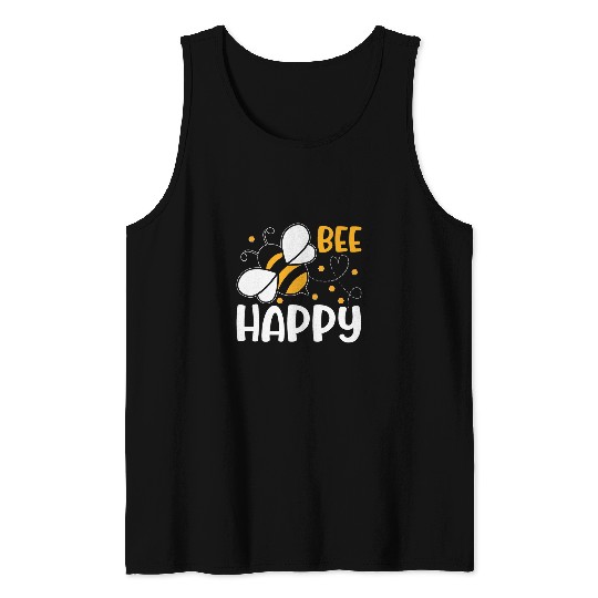 Honey Bees Happy Birthday Honeycomb Beekeeping Beekeeper Bee Tank Tops