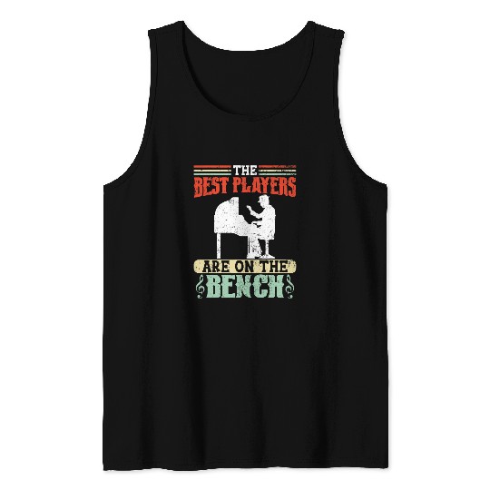 Funny Piano Music Funny Piano Player Art Men Women Musician Orchestra Teacher 2 Tank Tops