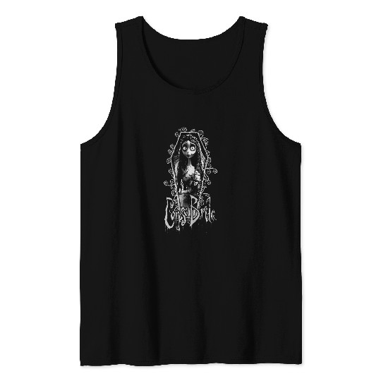 Corpse Bride Emily Coffin Frame Tank Tops