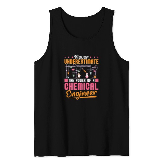 chemicals Engineer Funny Engineering Physics Chemistry 24 Tank Tops