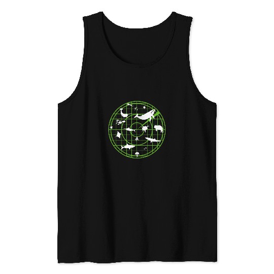 Future Marine Biologist Sonar Mode On Sea Life 1 Tank Tops