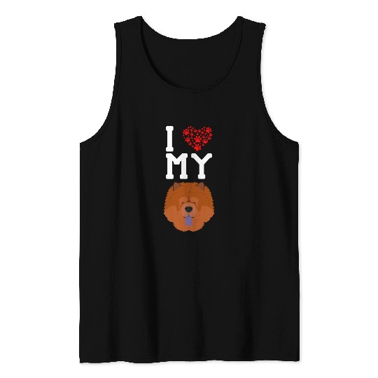 Chow Chow Pet I Love My Dog Chow Chow Animal Lover bests Friend Tank Tops